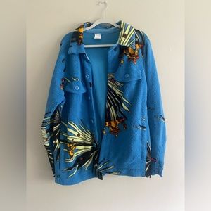 New Nike X LeBron LBJ Tropical Sherpa Shirt Jacket